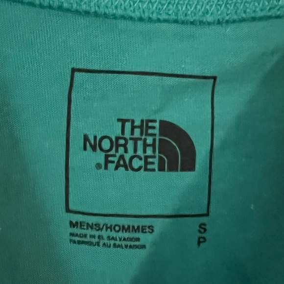 THE NORTH FACE Mens Standard Short Sleeve Pocket T-Shirt teal green size S EUC - Picture 4 of 11